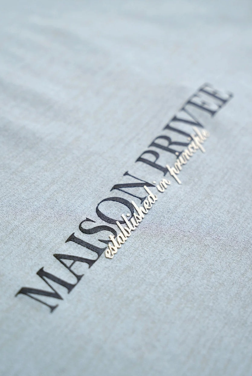 Grey Print T-Shirt