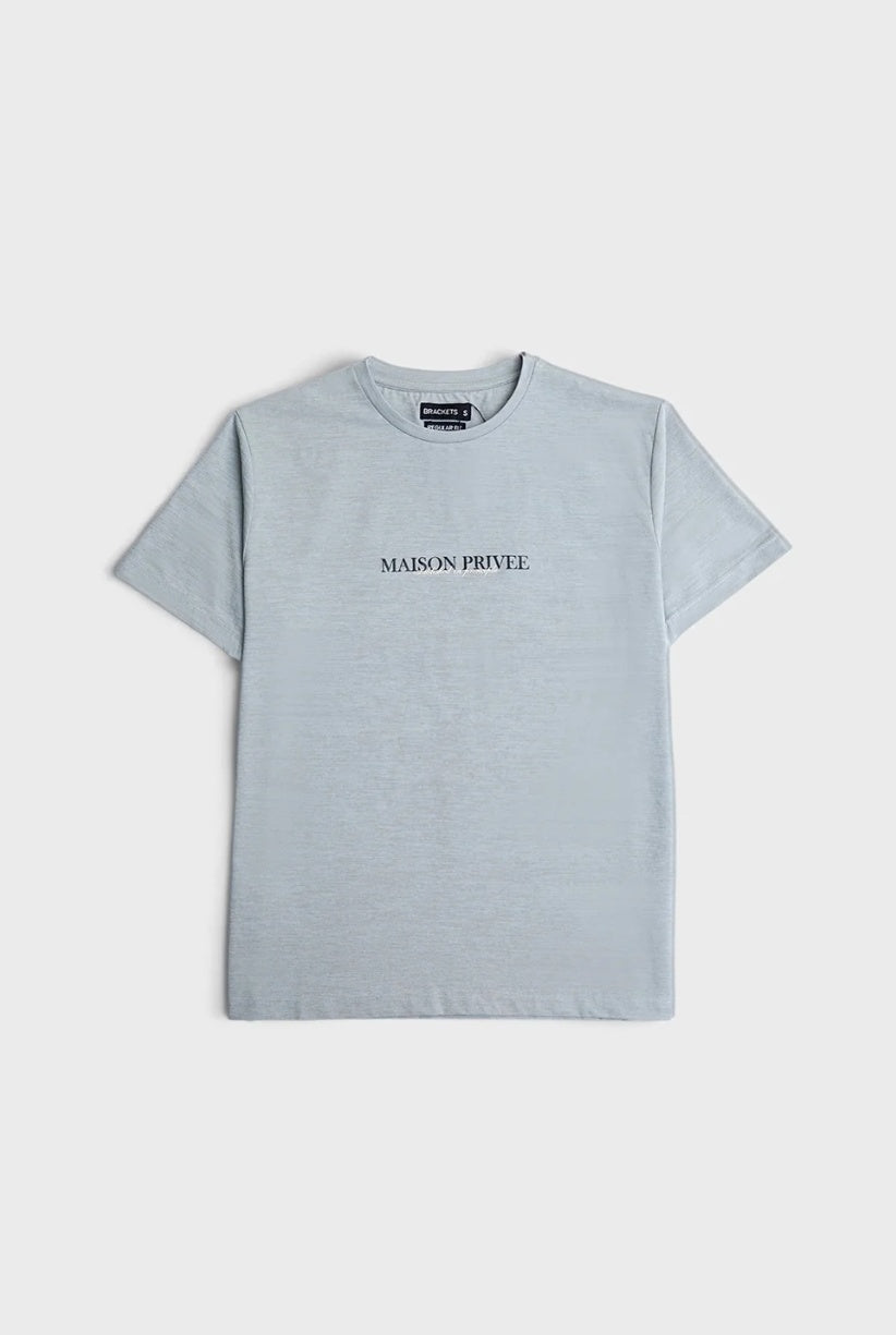 Grey Print T-Shirt