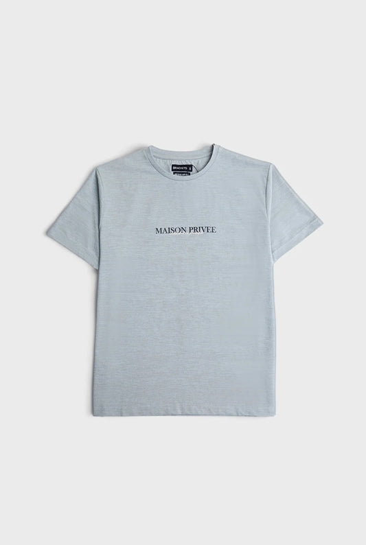 Grey Print T-Shirt